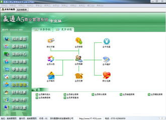 赢通pos专卖店商场连锁管理系统软件a5系列